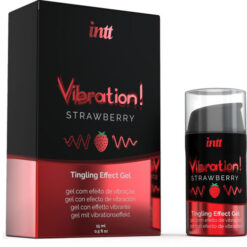 POTENTE ESTIMULANTE  ÍNTIMO GEL VIBRADOR LIQUIDO FRESA