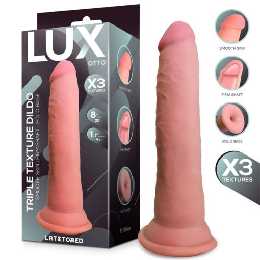 DILDO OTTO TRIPLE DENSIDAD 8"