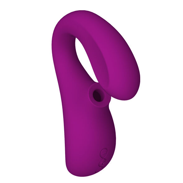 LELO - ENIGMA DOBLE ESTIMULACIÓN SUCCION MASAJEADOR MORADO - Imagen 8