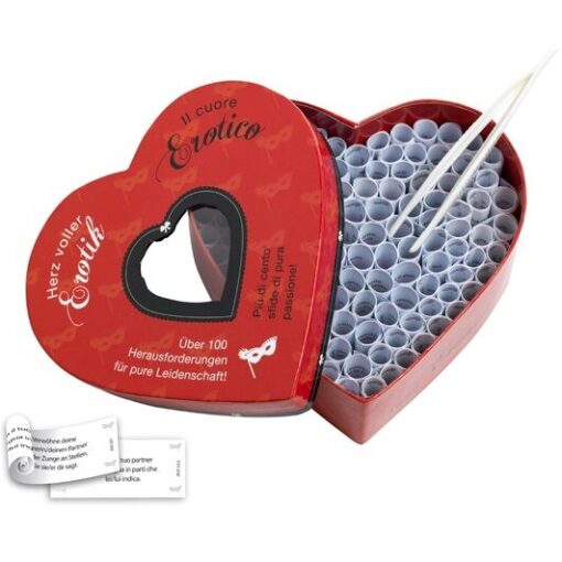 HERZ VOLLER EROTIK  IL CUORE EROTICO (DE-IT) ROJO