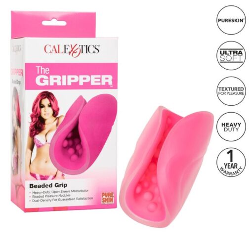 CALIFORNIA EXOTICS - BEADED GRIP MASTURBADOR TEXTURADO
