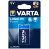 VARTA - LONGLIFE POWER PILA ALCALINA 9V LR61 BLISTER*1