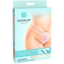 HOOK UP PANTIES - REMOTE BOW-TIE G-STRING TALLA XL/XXL