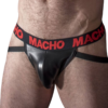 MACHO - MX25RC JOCK CUERO ROJO S
