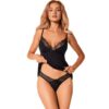 OBSESSIVE - BELLA ROU TOP  PANTIES XS/S