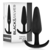 BLACKSILVER - HANSEL PLUG ANAL SILICONA CON ASA PEQUEÑO