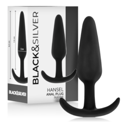 BLACKSILVER - HANSEL PLUG ANAL SILICONA CON ASA PEQUEÑO