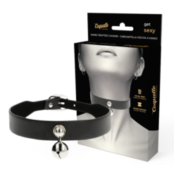 COQUETTE - CHIC DESIRE COLLAR CUERO VEGANO ACCESORIO WOMAN CASCABEL