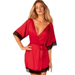 SENSUELIA PEIGNOIR ROJO S/M