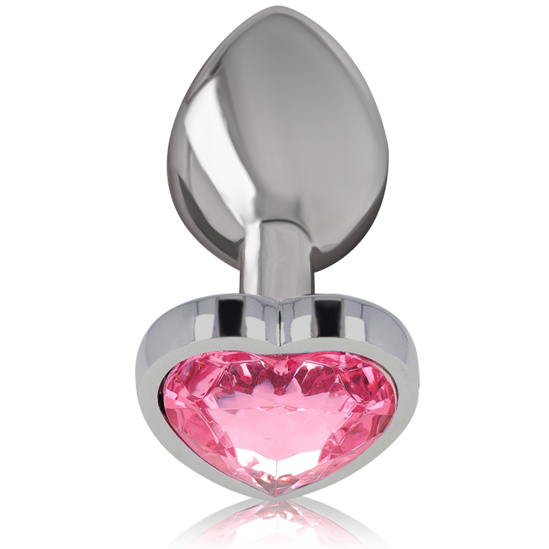INTENSE - PLUG ANAL METAL ALUMINIO CORAZÓN ROSA TALLA S - Imagen 2
