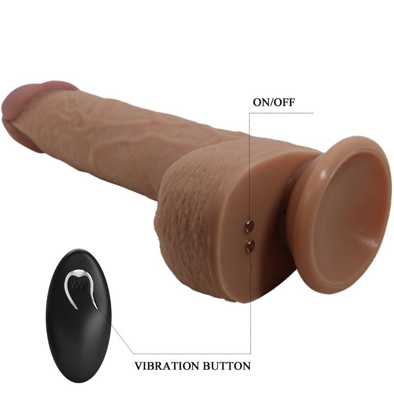 PRETTY LOVE - TOMMY DILDO REALISTA VIBRADOR 22.5 CM - Imagen 6