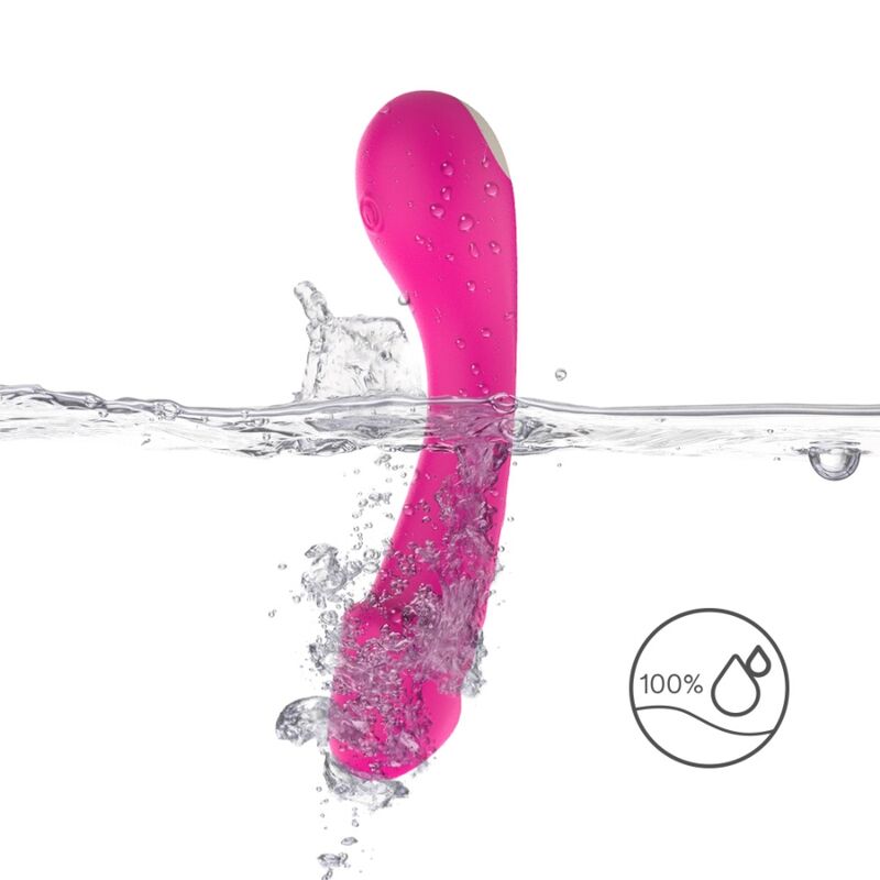 ARMONY - DILDO VIBRADOR PUNTO G SILICONA FUCSIA - Imagen 2