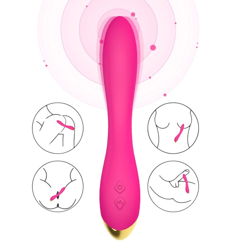 ARMONY - FLAMINGO VIBRADOR MULTIPOSICION FUCSIA - Imagen 4