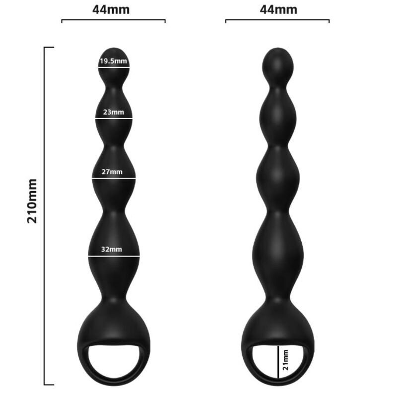 ARMONY - VIBRADOR DEDAL PLUG ANAL NEGRO - Imagen 3