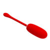 PRETTY LOVE - JULIUS HUEVO VIBRADOR IMPERMEBLE  RECARGABLE ROJO