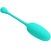 PRETTY LOVE - KNUCKER HUEVO VIBRADOR RECARGABLE VERDE AGUA