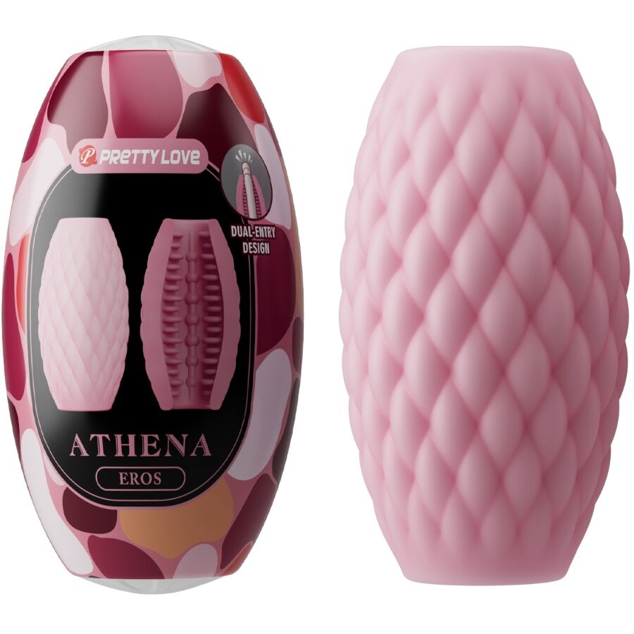 ATHENA EROS MASTURBADOR MASCULINO SILICONA ROSA