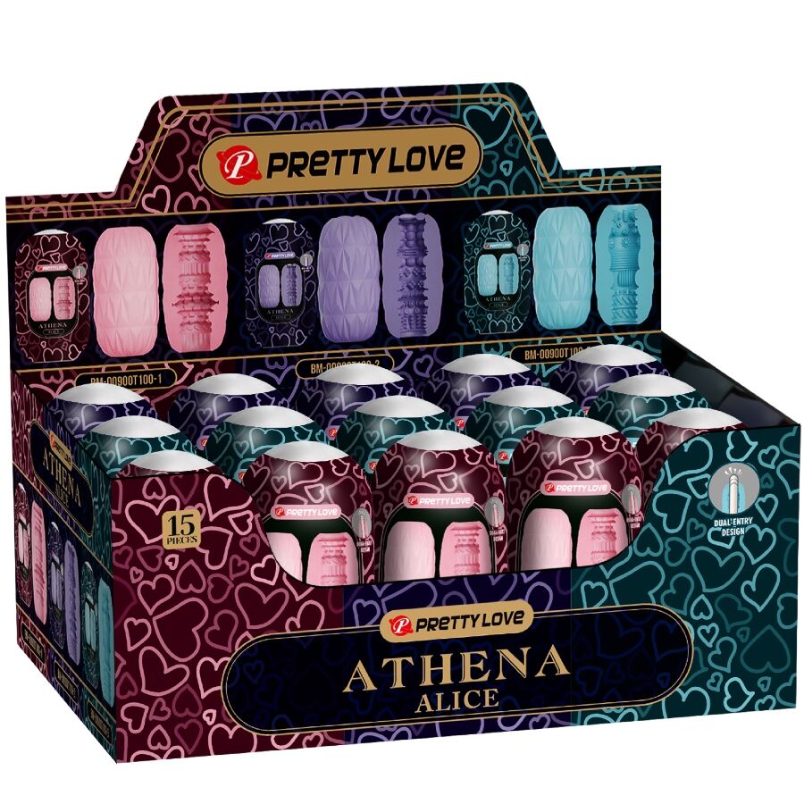 ATHENA ALICE PACK 15 MASTURBADORES MASCULINOS