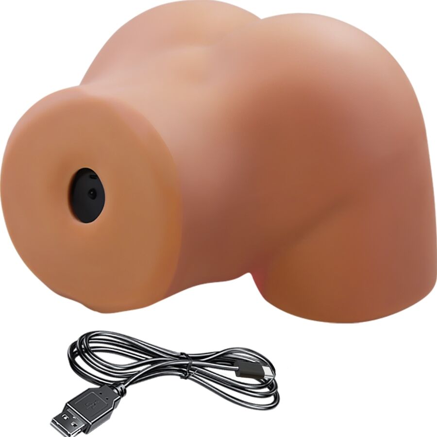 CRAZY BULL - ILANA TRASERO FEMENINO REALISTA VIBRADOR SUCCIONADOR CON SONIDO 6.8 KG - Imagen 4