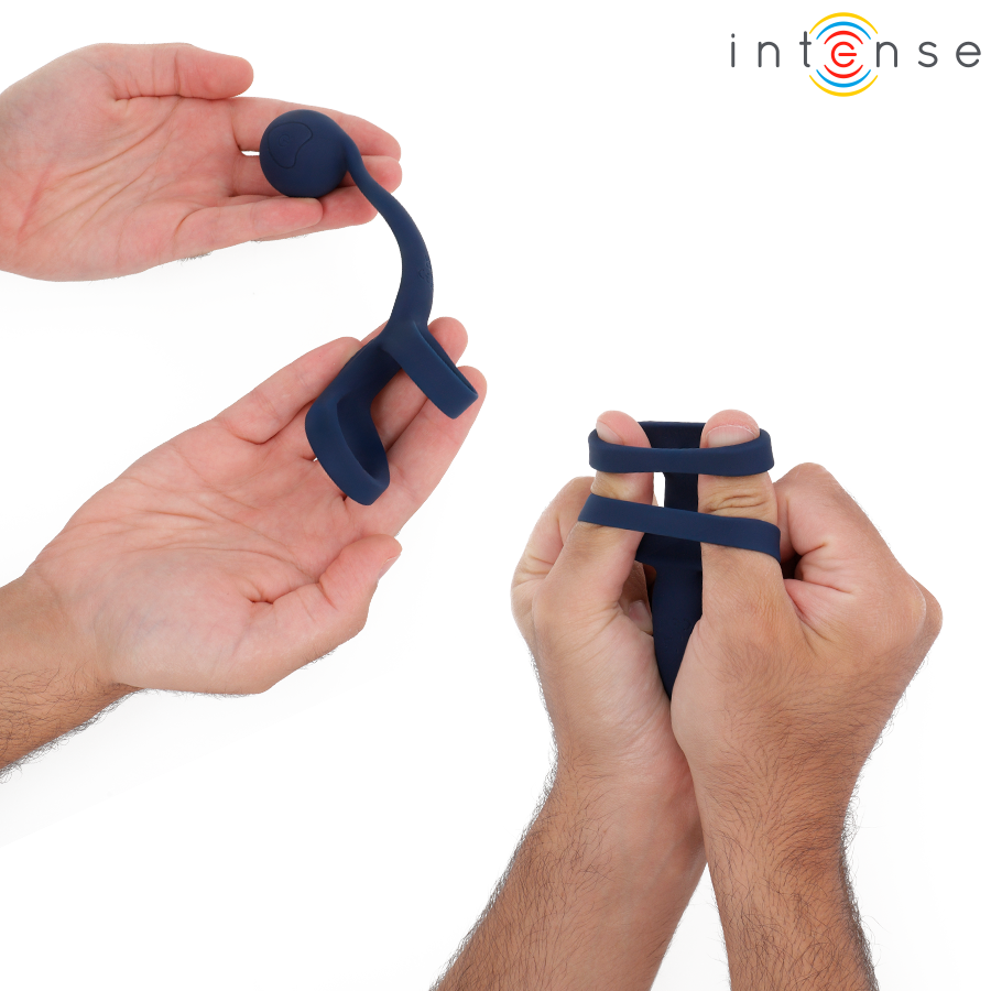 INTENSE - TYSON ANILLO POTENCIADOR CON CARACOL VIBRADOR Ø 3,2 CM - Imagen 3