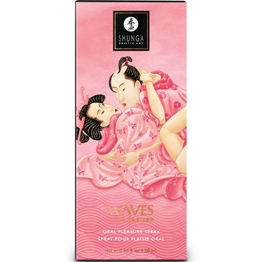 SHUNGA - WAVES PLEASURE SPRAY ORAL SEDUCTOR SANDÍA 20 ML - Imagen 3