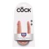 KING COCK DILDO DOBLE PENETRACIÓN 12.7CM NATURAL