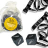 INDEDIT - KIT BOLSA ORGANZA ATADURAS NEGRO