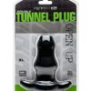 TAPÓN DOBLE TÚNEL PERFECT FIT XL GRANDE - NEGRO