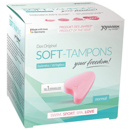 SOFT-TAMPONS TAMPONES ORIGINALES LOVE / 3UDS
