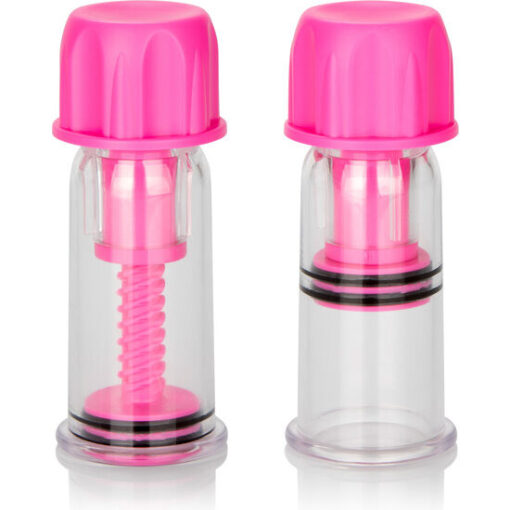 CALIFORNIA EXOTICS - VACCUM TWIST SUCCIONADORES PEZONES ROSA