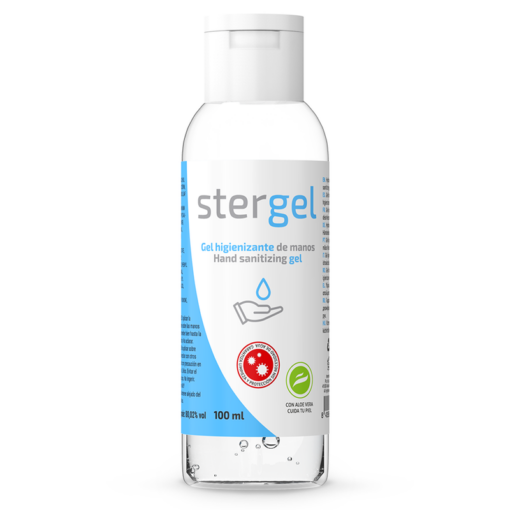 STERGEL - GEL HIDROALCOHÓLICO HIGIENIZANTE DE MANOS ALOE VERA 100ML
