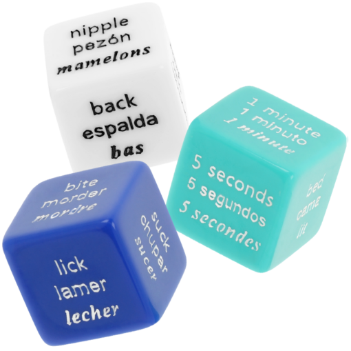 WATERFEEL - JUEGO DE DADOS ERÓTICOS ES/FR/EN