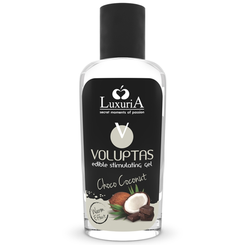 VOLUPTAS GEL MASAJE COMESTIBLE EFECTO CALOR - COCO Y CREMA
