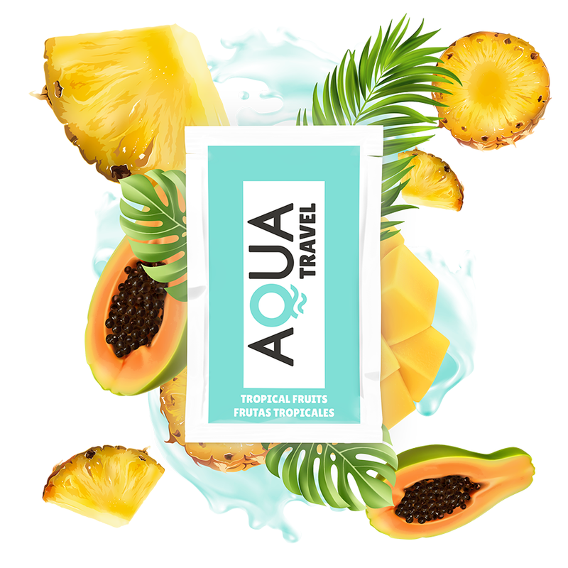 LUBRICANTE BASE AGUA SABOR FRUTAS TROPICALES 6 ML