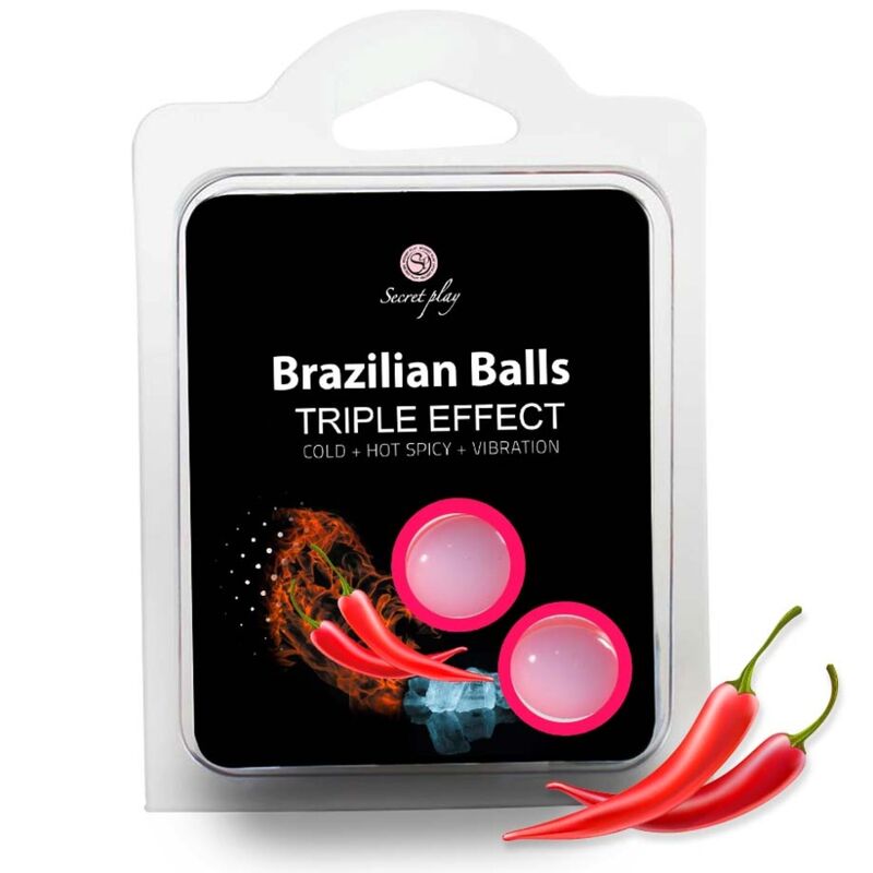 SET 2 BRAZILIAN BALLS TRIPLE EFECTO