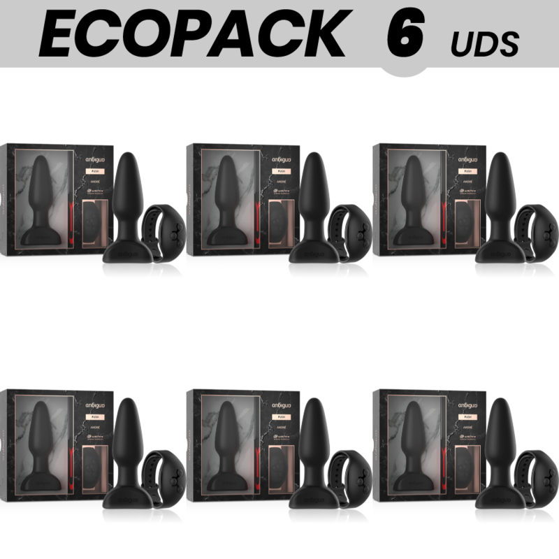 ECOPACK 6 UDS - ANBIGUO WATCHME CONTROL REMOTO PLUG PULSE ANDRÉ