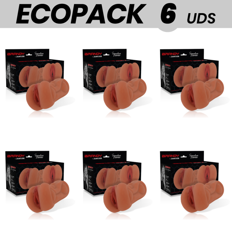 ECOPACK 6 UDS - JAMYJOB SIGNATURE MASTURBADOR BRANDY VAGINA