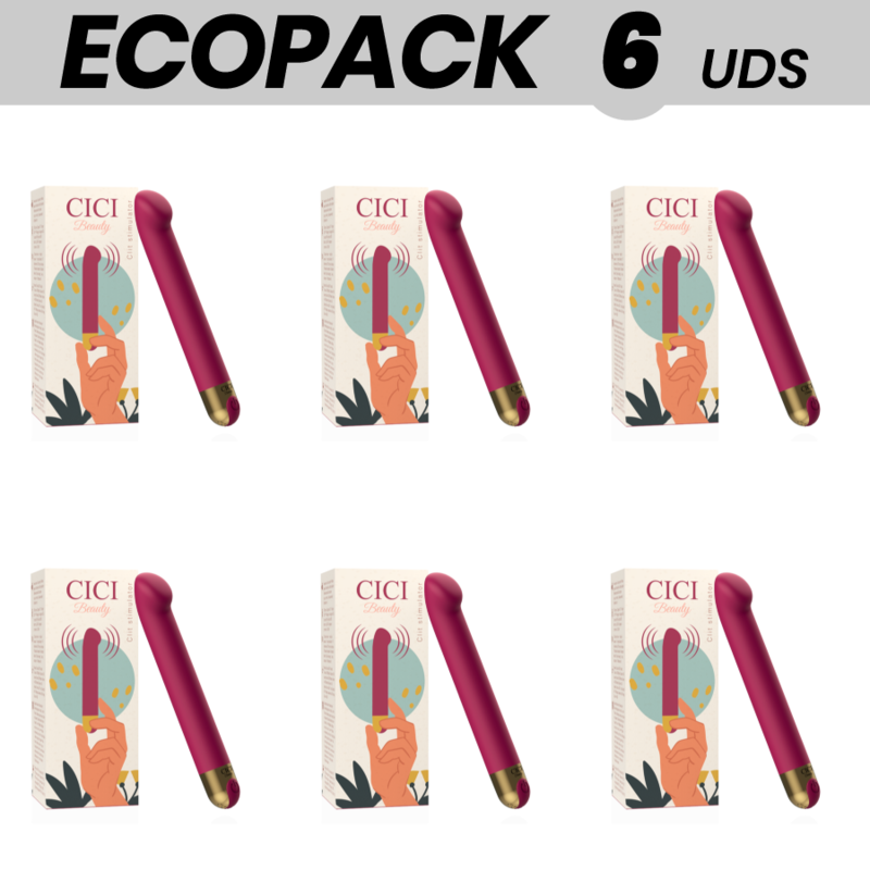 ECOPACK 6 UDS - CICI BEAUTY PREMIUM SILICONE CLIT STIMULATOR