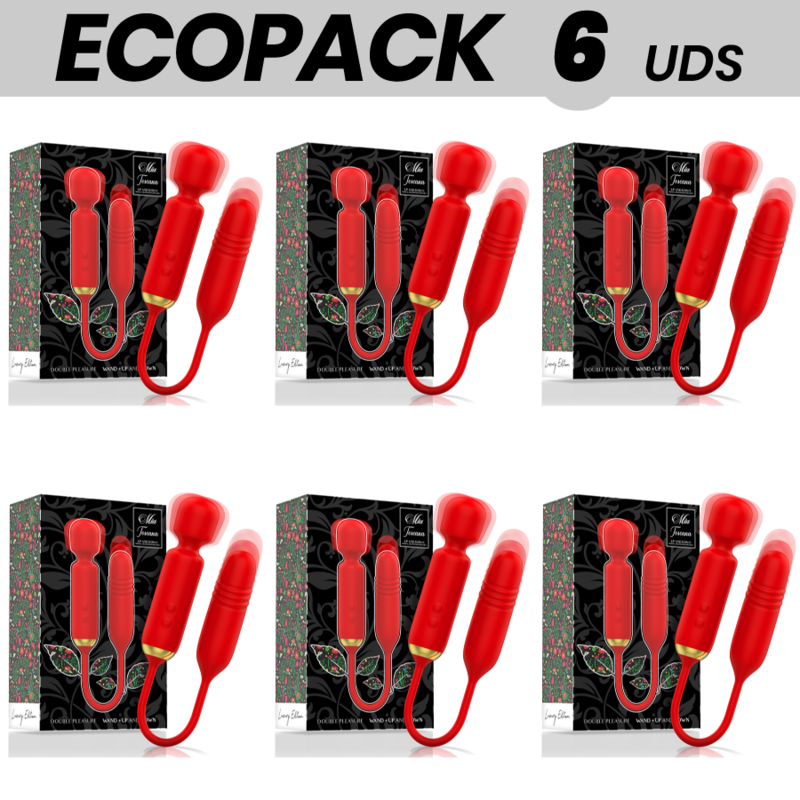 ECOPACK 6 UDS - MIA TOSCANA DOUBLE PLEASURE WAND + UP AND DOWN