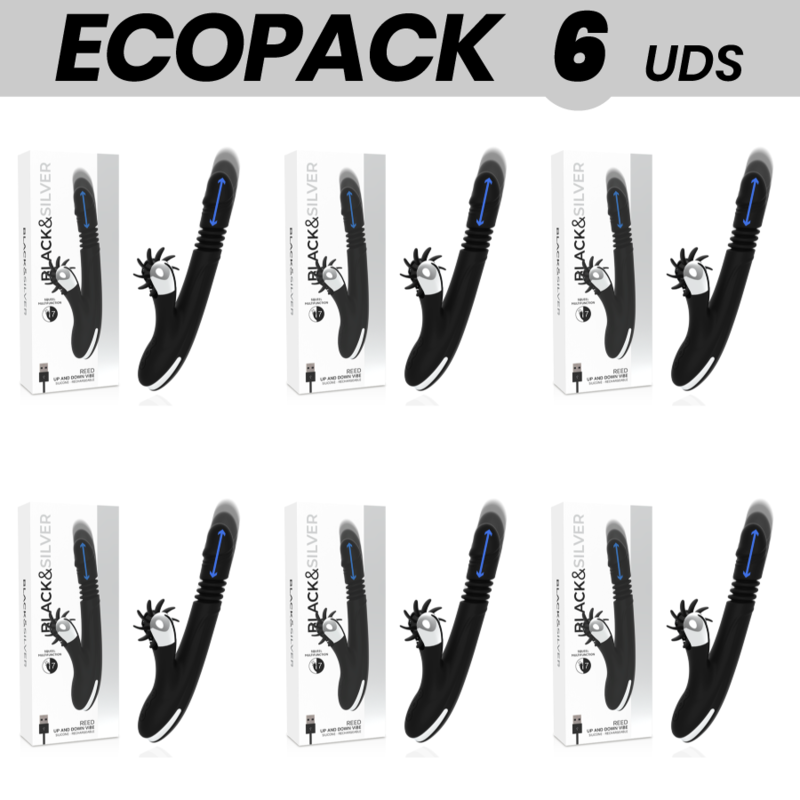 ECOPACK 6 UDS - BLACKSILVER BUNNY REED UP  DOWN VIBE