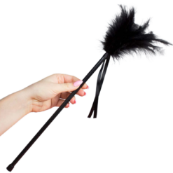SECRETPLAY - PLUMERO PLUMAS NEGRO 40 CM