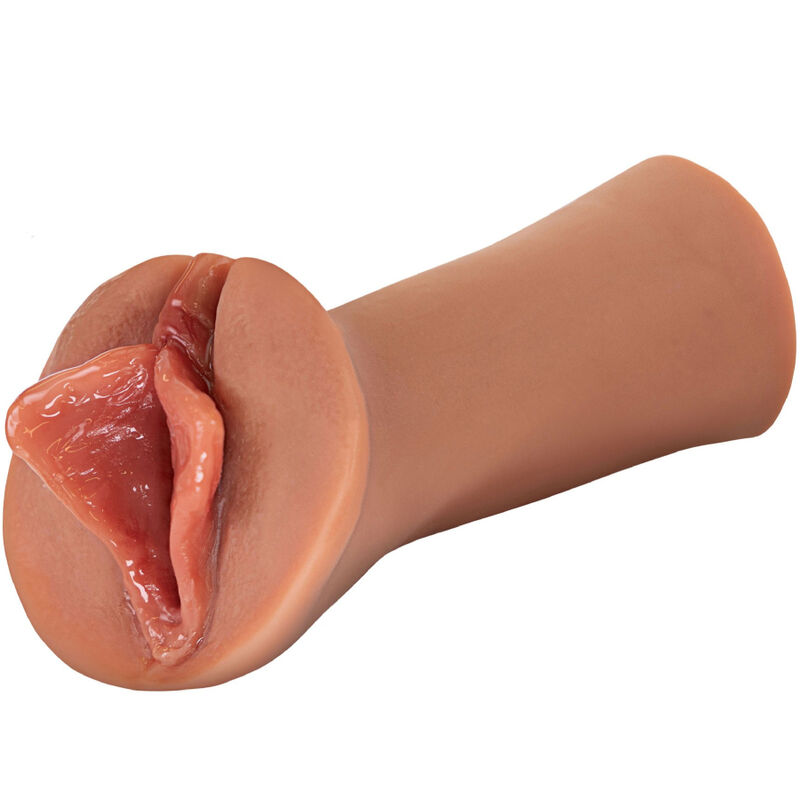 MASTURBADOR MASCULINO SILICONA LUSCIOUS LIPS CARAMELO