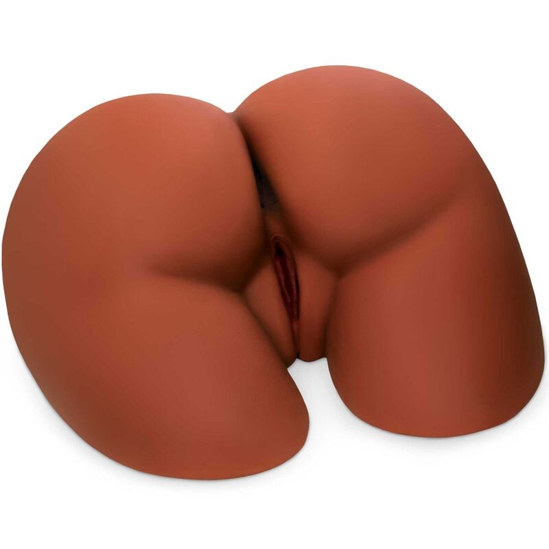 MASTURBADOR PERFECT ASS XL DOBLE ENTRADA MARRON