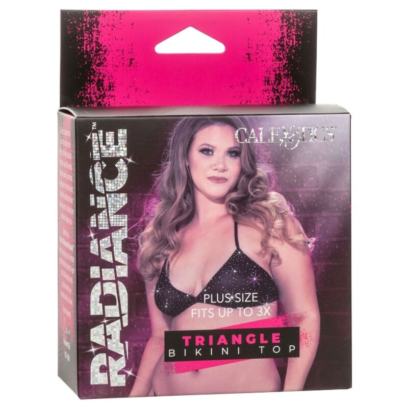 RADIANCE TOP DE BIKINI TRIANGULAR PEDRERÍA TALLA GRANDE - Imagen 4