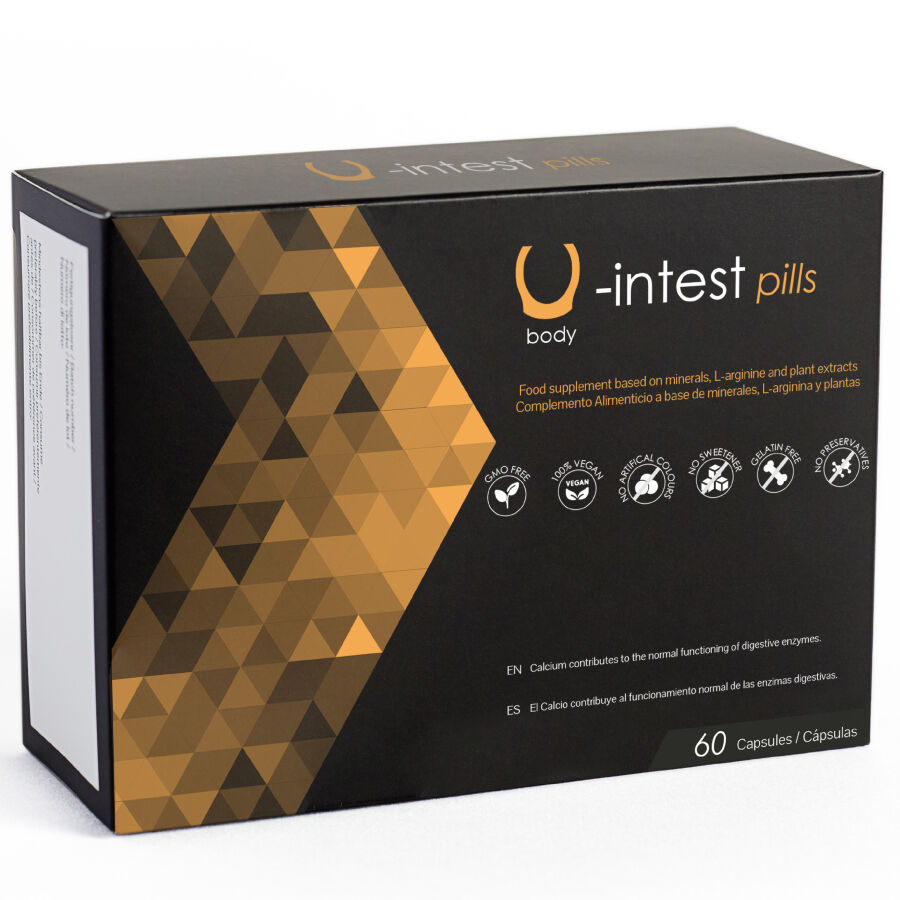 U-INTEST Pills Complemento alimenticio para el cuidado digestivo e intestinal - Imagen 3