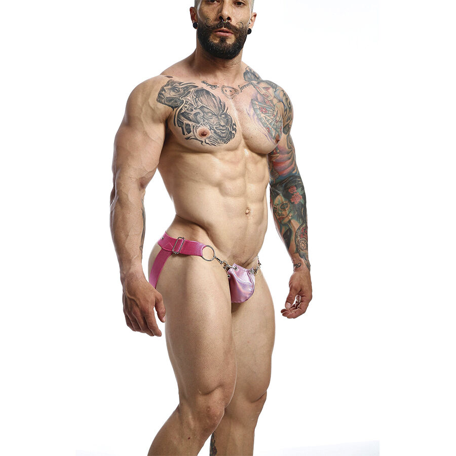 MOB - DNGEON JOCKSTRAP A PRESIÓN ROSA TALLA ÚNICA - Imagen 3