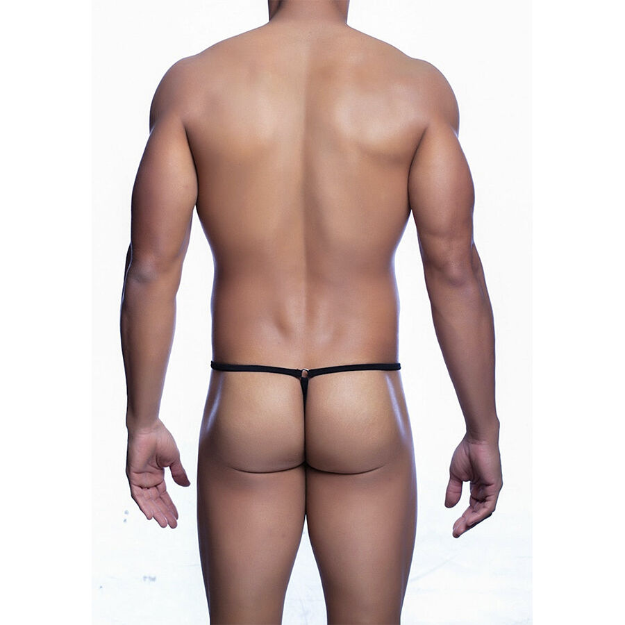 MOB - TANGA NEGRO CON FORMA DE LAGRIMA TALLA L/XL - Imagen 3