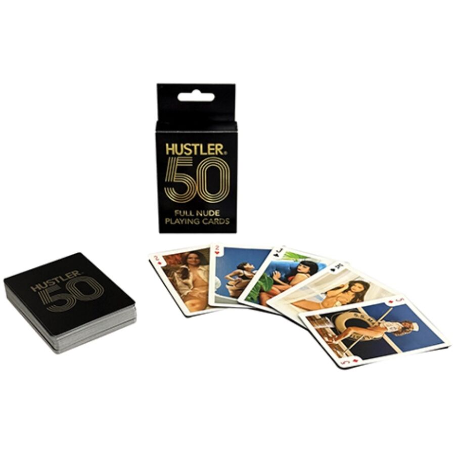 HUSTLER 50 JUEGO DE CARTAS AL DESNUDO