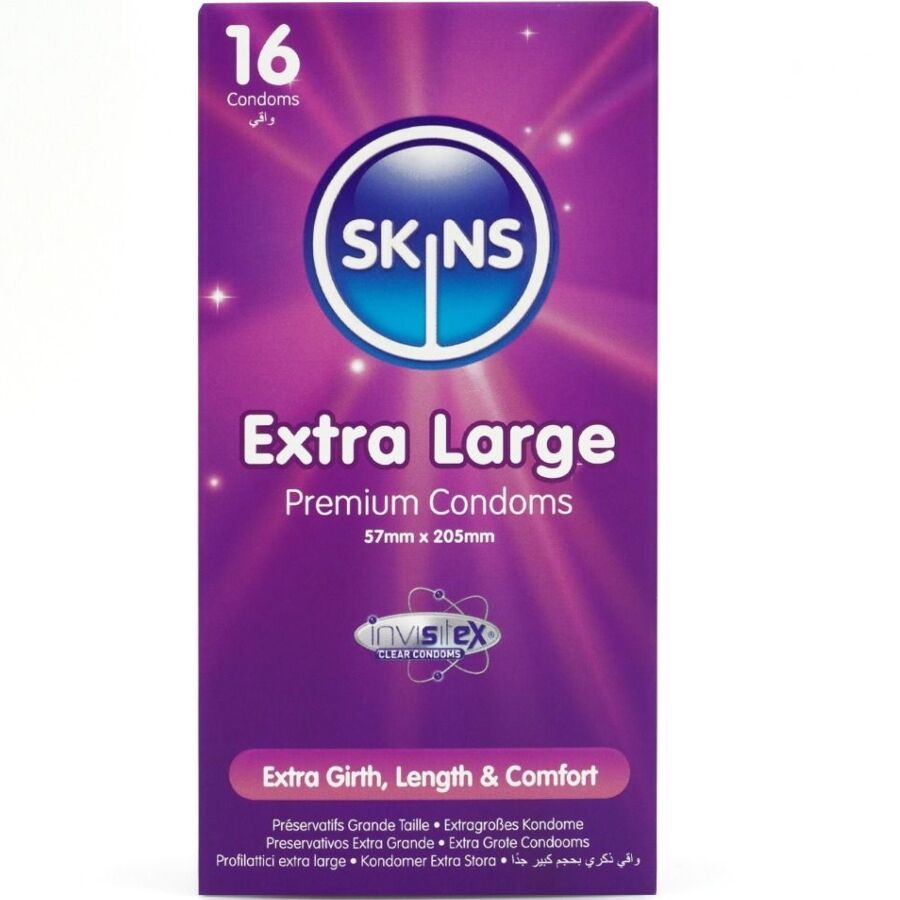 TAMAÑO XL PRESERVATIVOS PREMIUM PACK 16