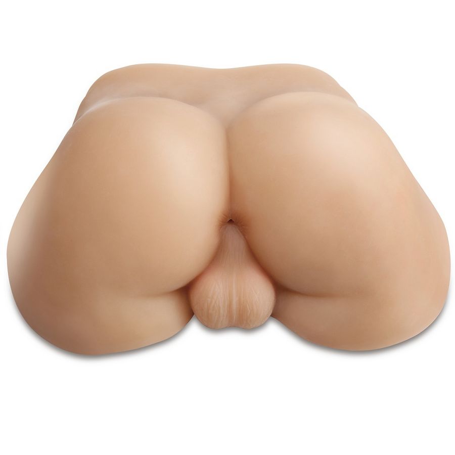 CULO ANAL REALISTA XXL MASCULINO CON GLÚTEOS Y TESTÍCULOS FANTAFLESH